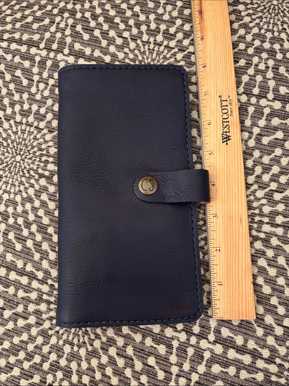 Chic Sparrow Hobonichi Weeks Leather Cover  Blue Travelers Notebook Folio